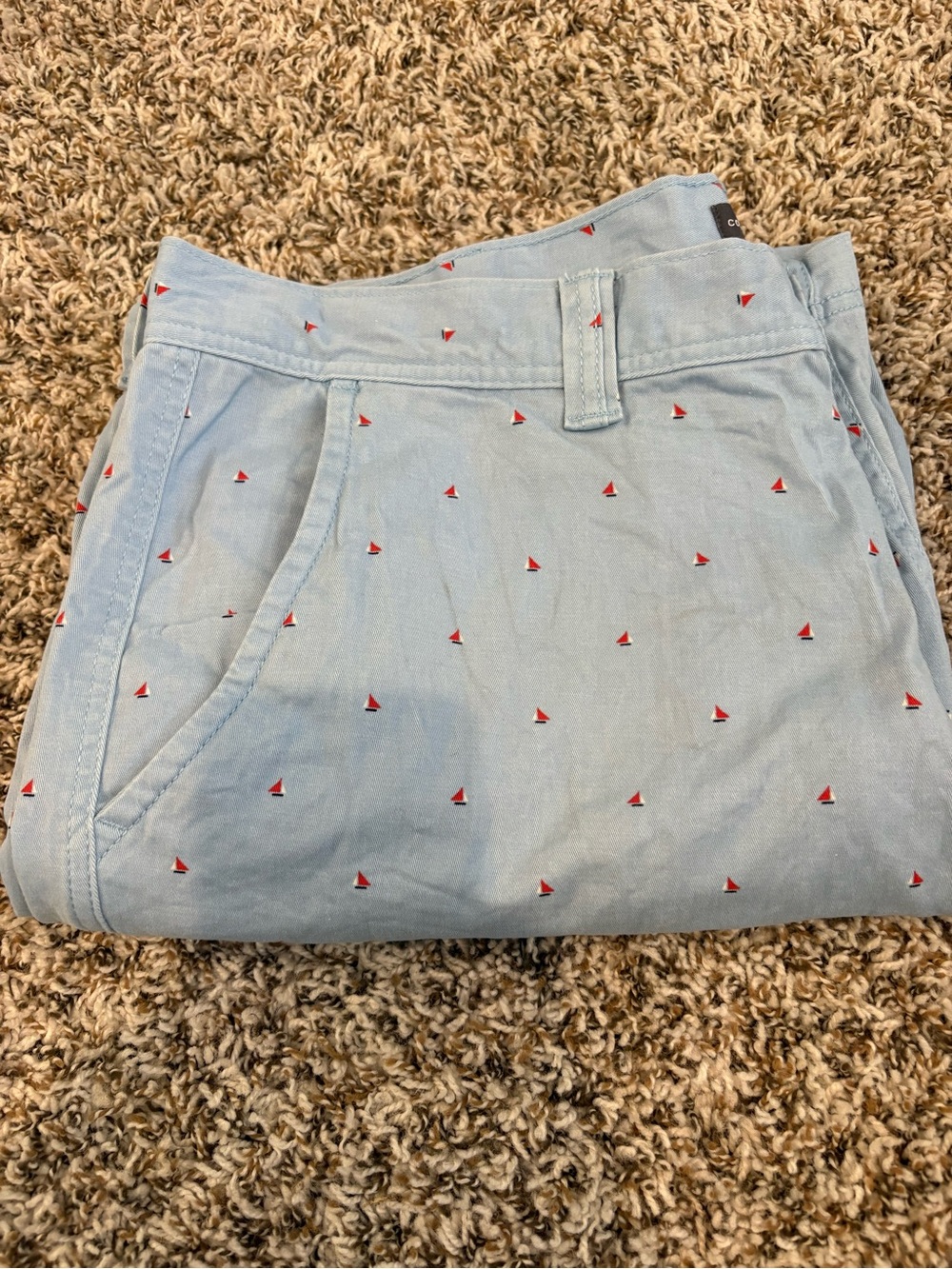 St. John’s Bay Men’s Comfort Stretch Sail Boat At Knee Shorts Size 40 - Picture 7 of 7